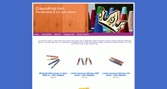 Desktop Screenshot of crayonking.com