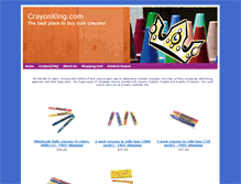 Tablet Screenshot of crayonking.com